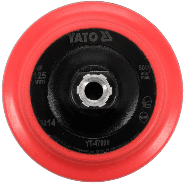 Диск шлиф.125х20мм, М14, липучка, YАТО (YT-47890): цена в Минске - Стант Креп.