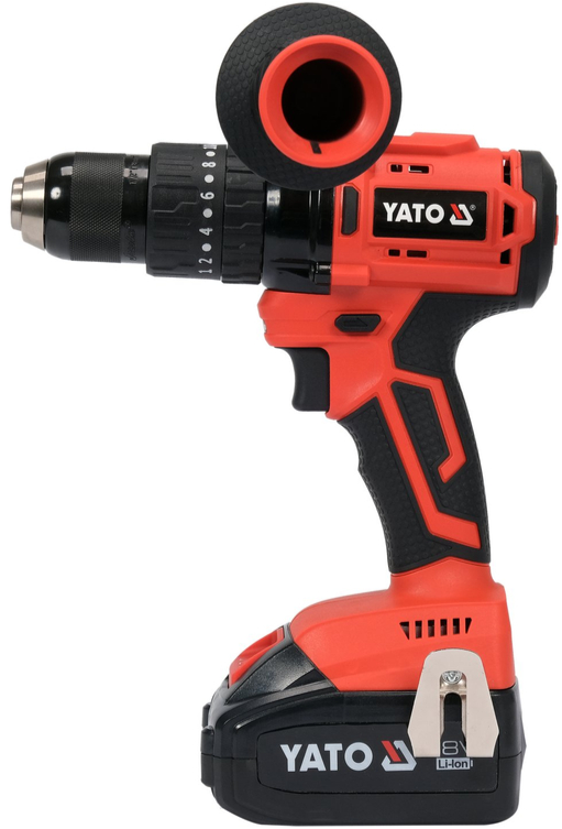 Беcщеточная ударная дрель-шуруповерт YATO, 18V, 75NM, 3,0Ah (YT-82790) - купить в каталоге Стант Креп.