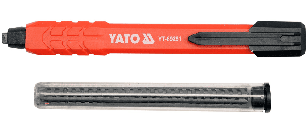Автоматический столярный карандаш +5 графитных стержней YATO (YT-69281)