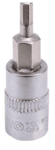 Головка торцевая с вставкой HEX 3/8", YАТО, L50мм