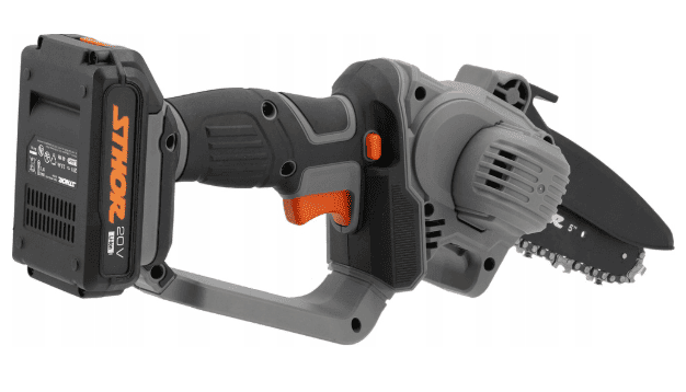 Аккумуляторная садовая цепная пила 20V, 5'', 2Ah, BL, Sthor (78211) - купить в каталоге Стант Креп.