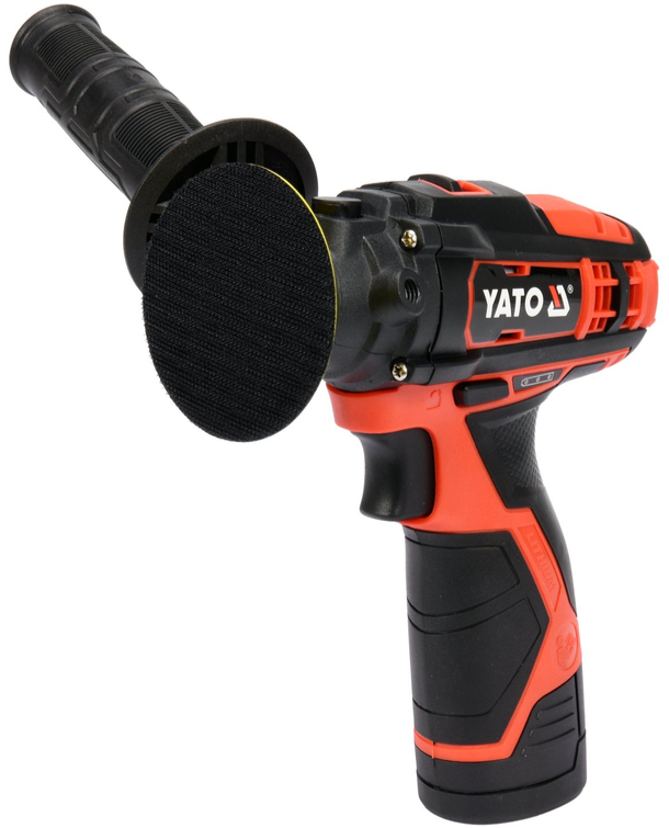 Аккумуляторная полировальная машина 12V, 80мм, 2Ah YATO (YT-82903)