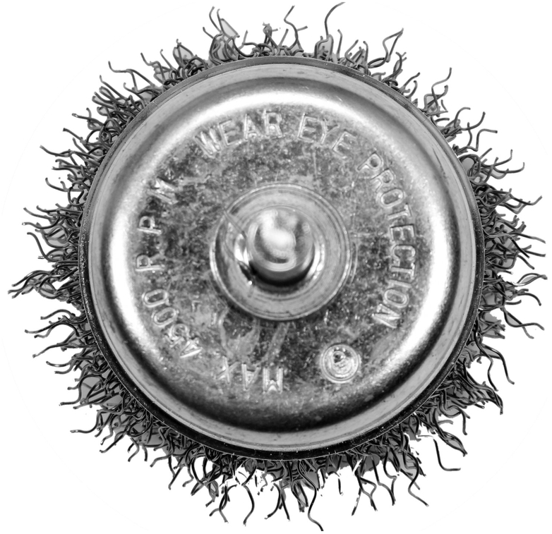 Щетка-крацовка "Чашка" 50мм, со стержнем INOX YАТО (YT-47497): цена в Минске