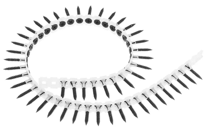 Саморез по ГК 3,5х25 в ленте, мелкий шаг, фосфат - купить в каталоге Стант Креп.