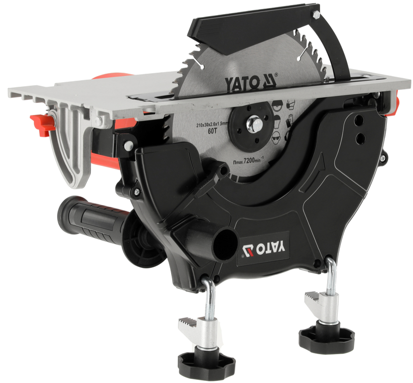Электрическая циркулярная пила 210мм 2000W со станиной YATO (YT-82155) - купить в каталоге Стант Креп.