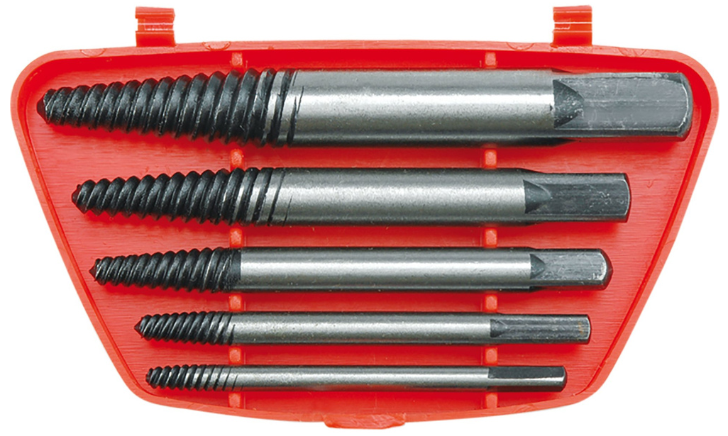 Набор экстракторов для обломанных болтов TOYA (24000)