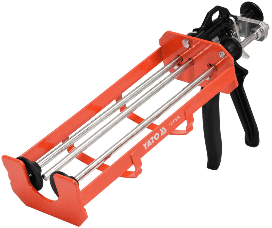 Пистолет полукорпусной для двойных картриджей 245мм, YАТО (YT-67574): цена в Минске - Стант Креп.