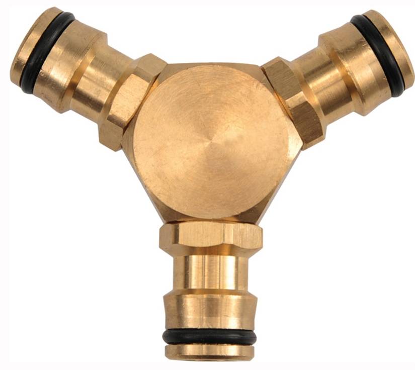 Тройник латунный FLO 1/2", арт.89112: цена в Минске - Стант Креп