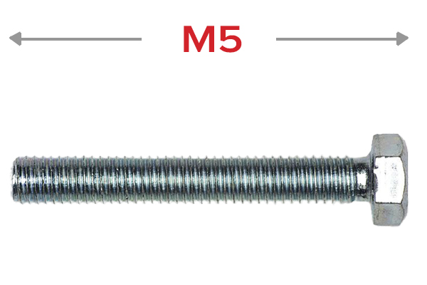 Болт шестигранный  М5