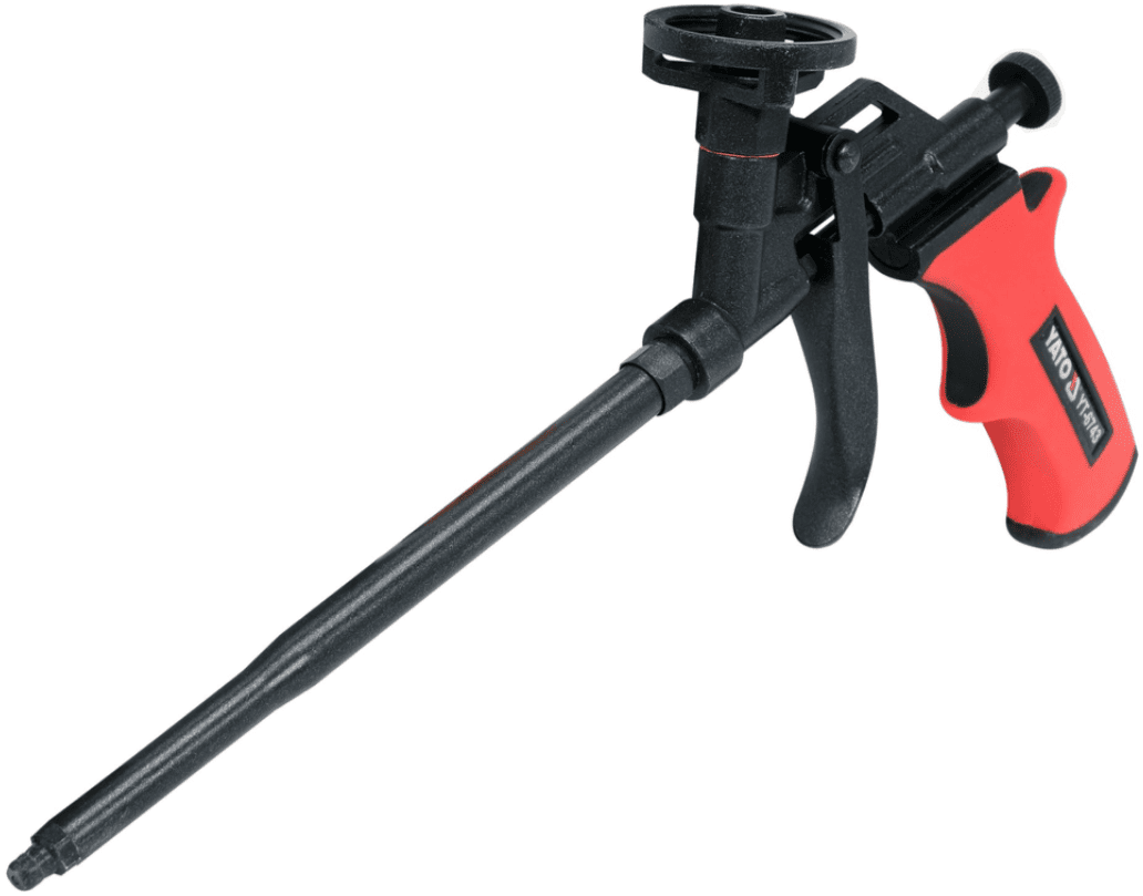 Пистолет для монтажной пены 350мм Alum/PTFE PRO YATO (YT-6743): цена в Минске - Стант Креп.