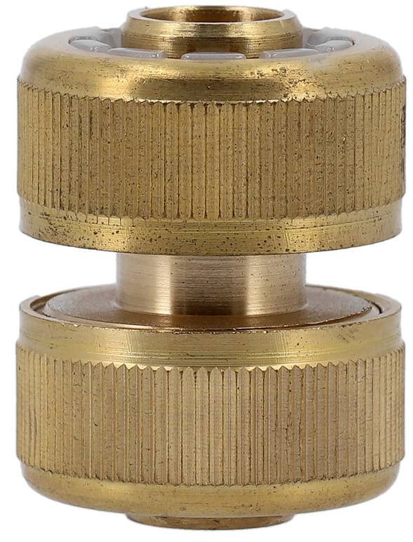 Муфта шланг-шланг латунная 1/2" (арт.89104) FLO: цена в Минске - Стант Креп