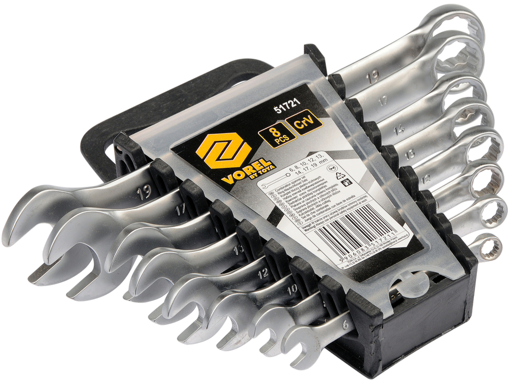 Набор комбинированных ключей CrV: цена в Минске - Стант Креп