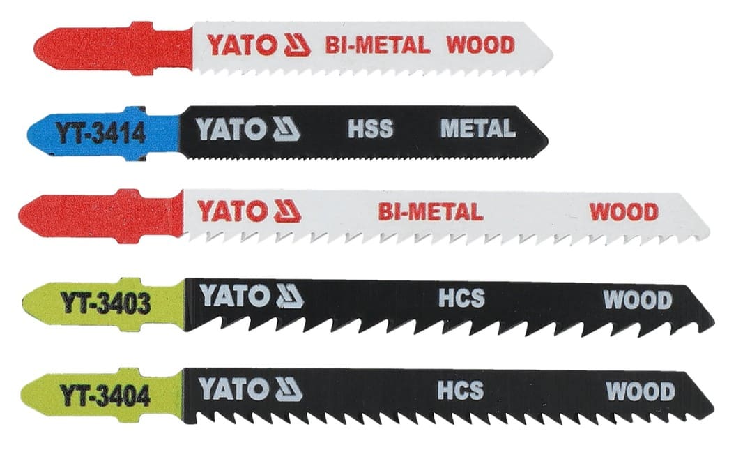 Полотна д/электролоб. MIX дерево/металл, 5шт YATO (YT-3445)