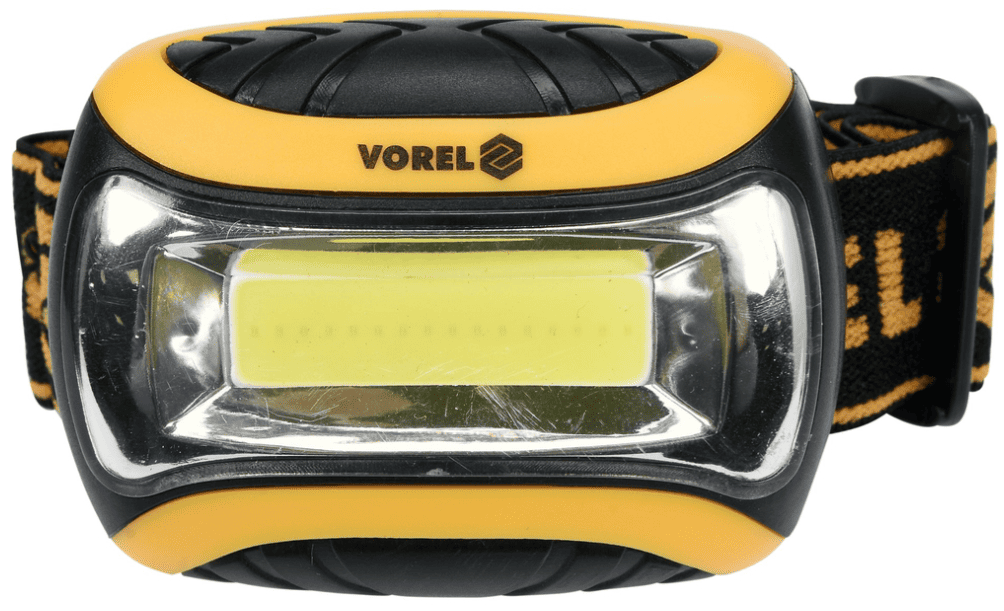 Налобный LED фонарь 3W, 150Lm, 3x1.5V, AAA, Vorel (88676) - купить в каталоге Стант Креп.