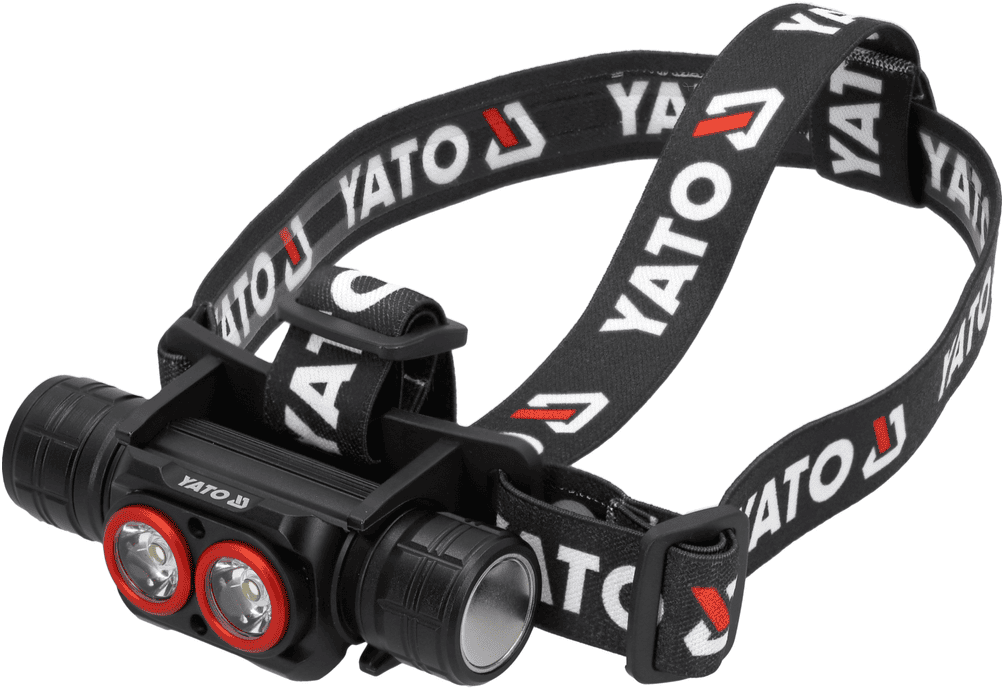 Налобный LED фонарь15W, 3.7V, 2.6Ah, 3000 Lm, YАТО (YT-085943)