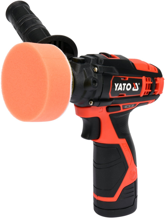 Аккумуляторная полировальная машина 12V, 80мм, 2Ah YATO (YT-82903) - купить в каталоге Стант Креп.