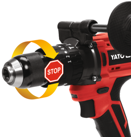Беcщеточная ударная дрель-шуруповерт YATO, 18V, 75NM, 3,0Ah (YT-82790) - купить в каталоге Стант Креп.