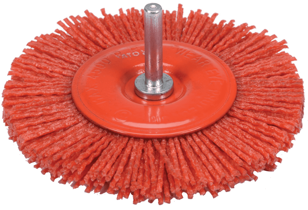 Щетка-крацовка плоск. торцевая со стержнем NYLON YАТО