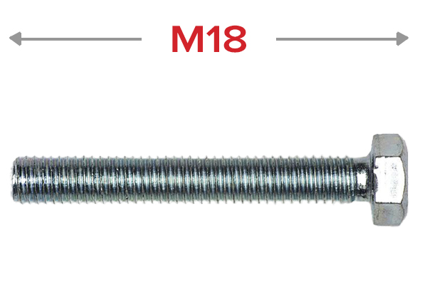 Болт шестигранный М18