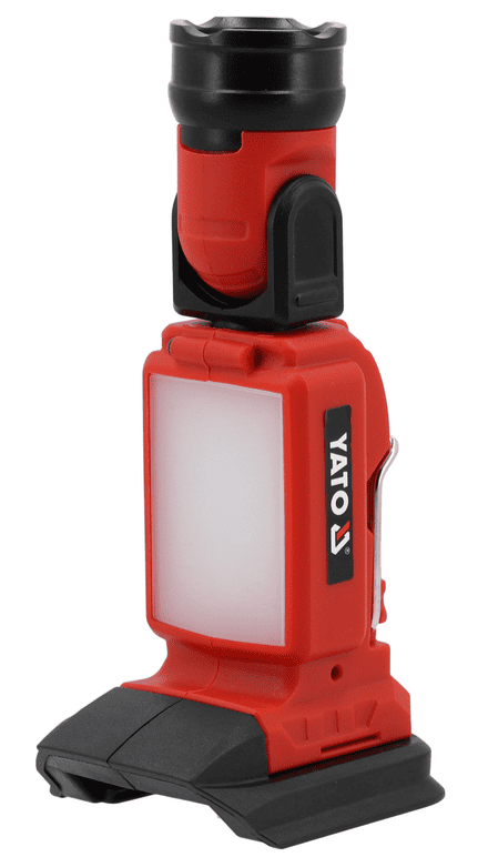 Светодиодный фонарь LED 2в1, 18V, 250 Lm, без АКБ, YАТО (YT-829691) - купить в каталоге Стант Креп.