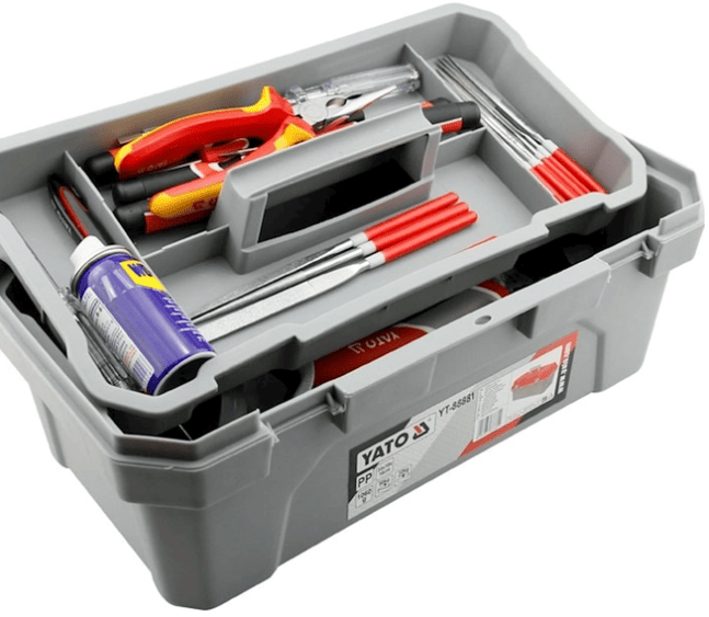 Кейс пластиковый для инструмента 16", YАТО (YT-88881): цена в Минске - Стант Креп