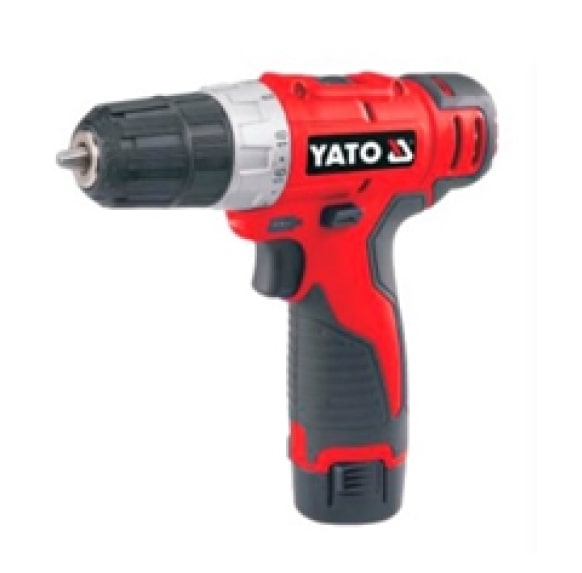 Аккумуляторная дрель-шуруповерт 12В YATO с 2-мя аккумуляторами (арт. YT-82852) - купить в каталоге Стант Креп.