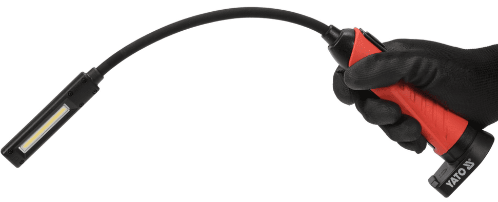 Регулируемый гибкий магнитный светильник LED, 3.7V, 2.6Ah, 500 Lm, USB, YАТО (YT-08527) - купить в каталоге Стант Креп.