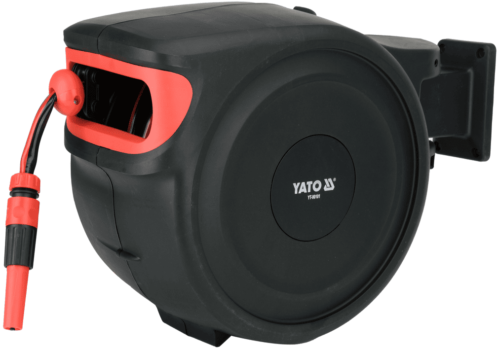 Шланг поливочный с автоматической намоткой 1/2", 25м, YАТО (YT-90101): цена в Минске - Стант Креп