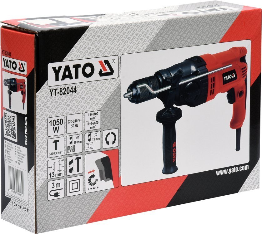 Дрель ударная 1050Вт. YATO (YT-82044) - купить в каталоге Стант Креп.