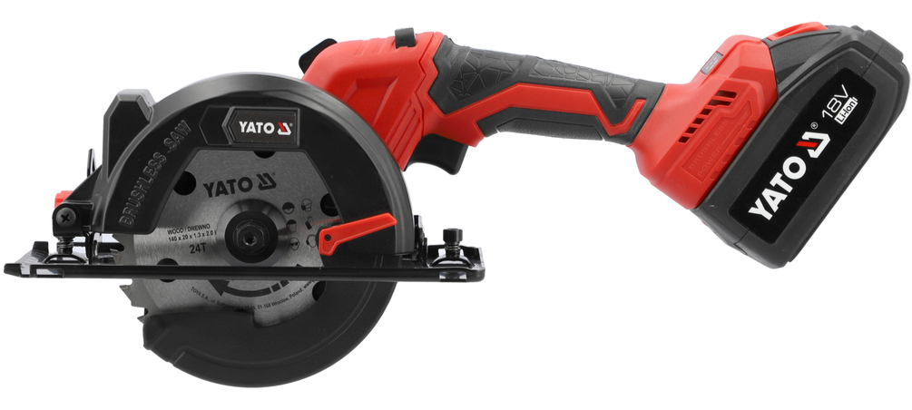 Аккумуляторная циркулярная пила 18V, 140мм, 2х4Ah YATO (YT-8281185) - купить в каталоге Стант Креп.