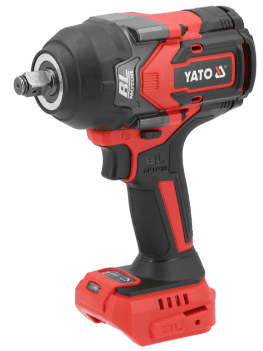 Аккумуляторный бесщеточный ударный гайковерт 18V, 1/2'', 1200Nm без АКБ YATO (YT-828072)
