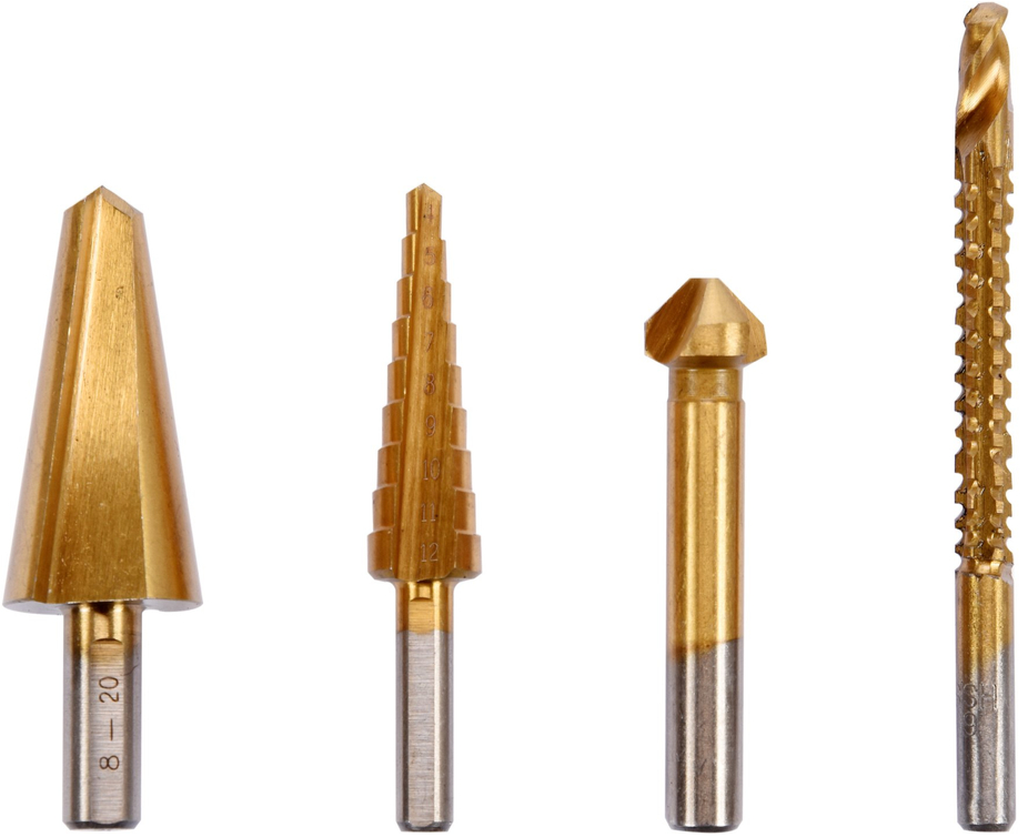 Набор сверл по металлу MULTI FUNCTION/TITAN/HSS/4 пр Sthor (22640): цена в Минске