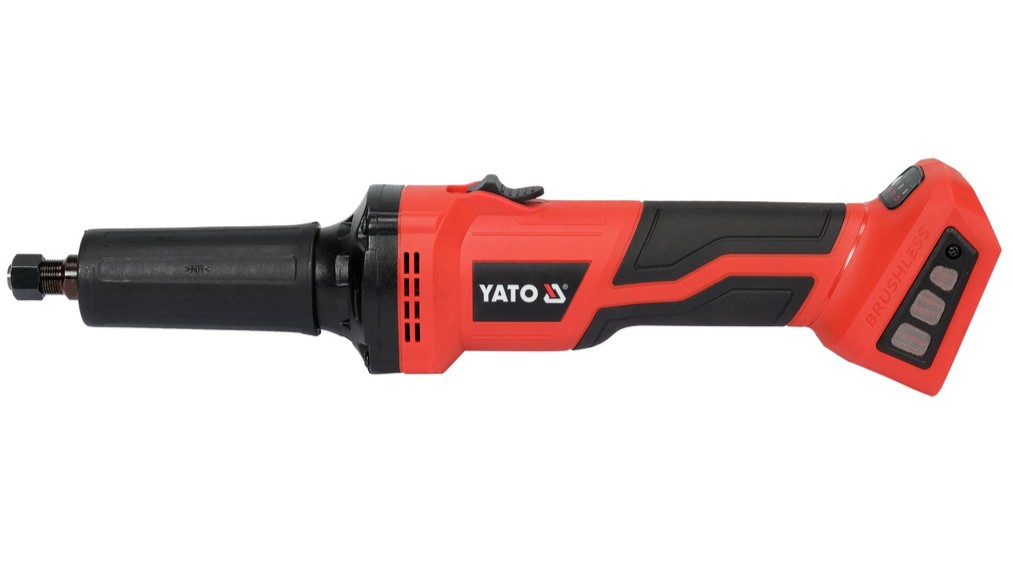 Аккумуляторная бесщеточная прямая шлифмашина 18V, без АКБ, YATO (YT-82824) - купить в каталоге Стант Креп.