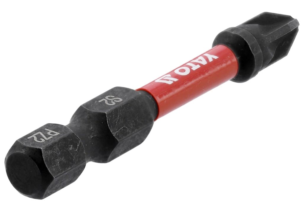 Биты ударные PZ/PH 1/4"x50мм S2 YATO/2шт для шуруповерта - купить в каталоге Стант Креп.