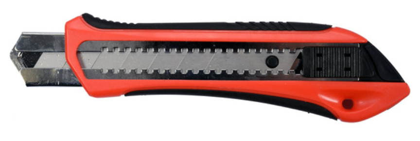 Нож пистолетный пластм. 25мм YATO (YT-75101): цена в Минске - Стант Креп.