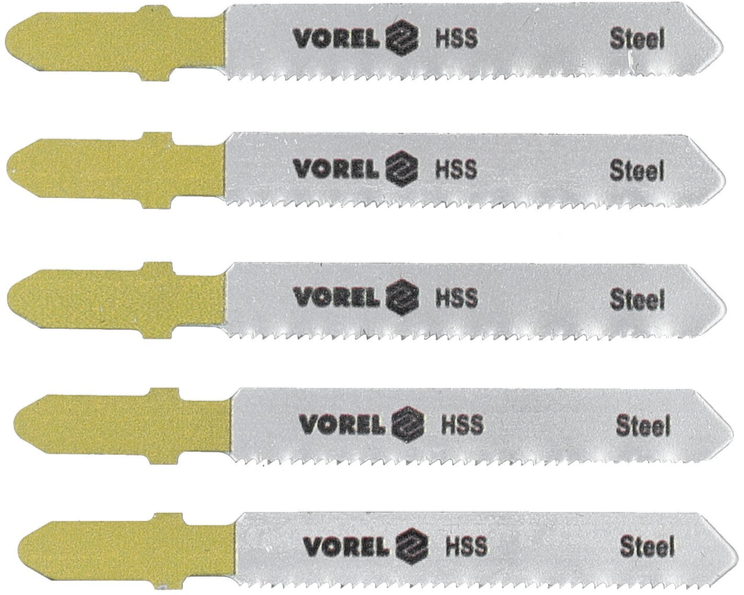 Полотна (пилки) для электролобзика металл / алюминий 5шт Vorel: цена в Минске