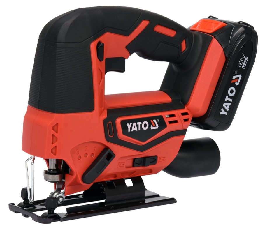 Аккумуляторный лобзик 18V, 0-2500 min⁻¹, 2 Ah YATO (YT-82822)
