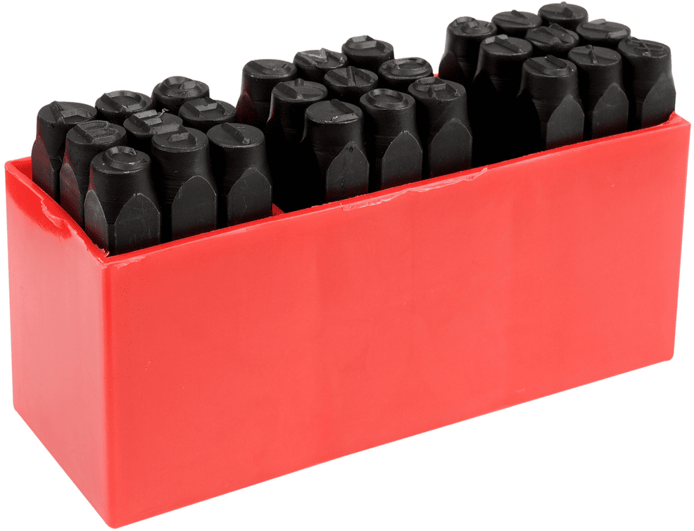 Набор ударных буквенных клейм 8мм, 27шт, YATO (YT-6863): цена в Минске - Стант Креп