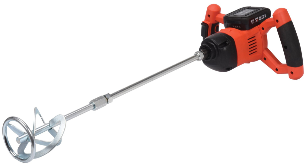 Миксер строительный аккумуляторный 18V, 2Ah YATO (YT-82880)