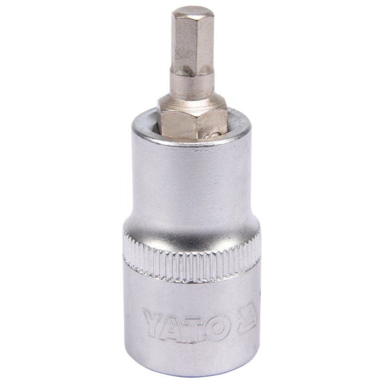Головка торцевая с вставкой HEX 1/2" YАТО L55мм