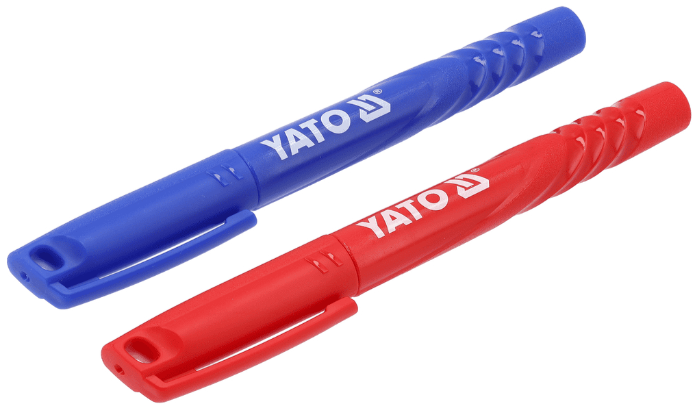 Маркер строительный, синий-красный, YАТО (YT-69301): цена в Минске - Стант Креп.