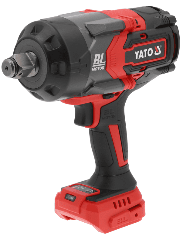 Аккумуляторный бесщеточный ударный гайковерт 18V, 3/4'', 2400Nm, без АКБ, YATO (YT-828074)