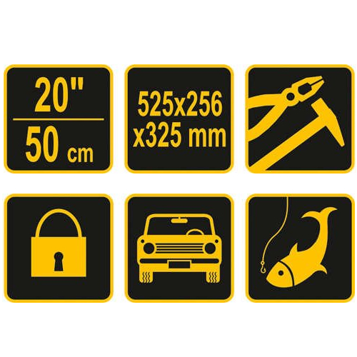 Ящик пластиковый для инструментов 20" (арт.78814) Vorel: цена в Минске - Стант Креп