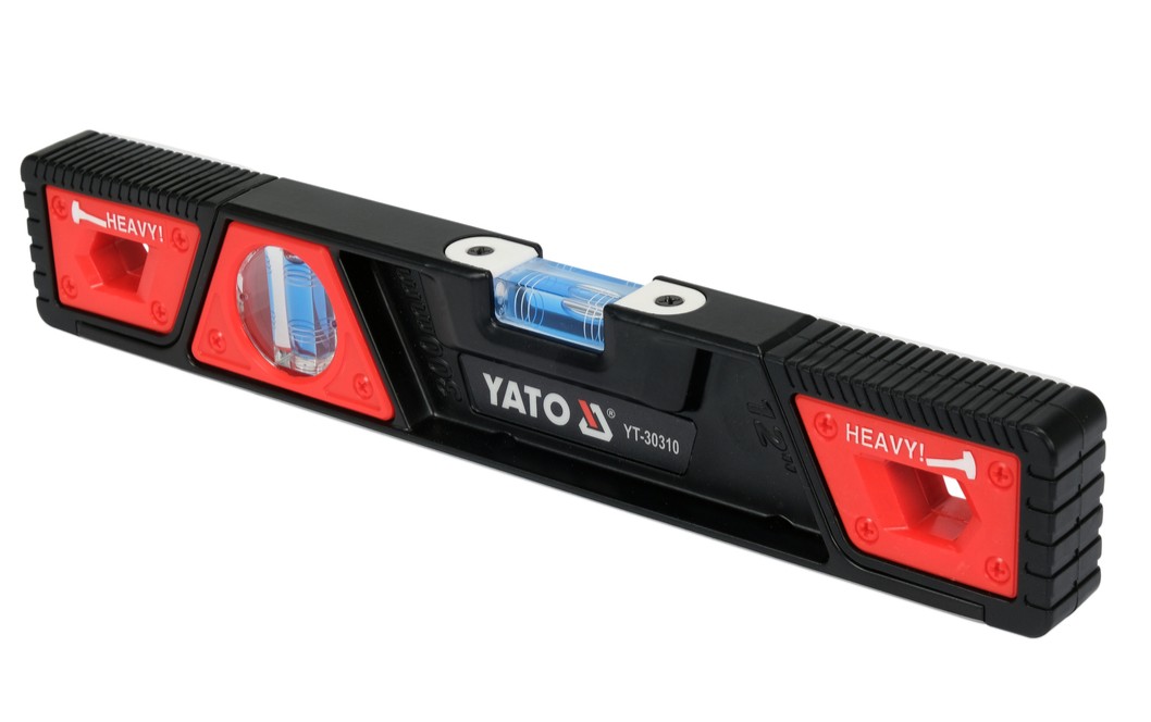 Уровень усиленный магнитный 2-глазка YATO (YT-30310): цена в Минске - Стант Креп.