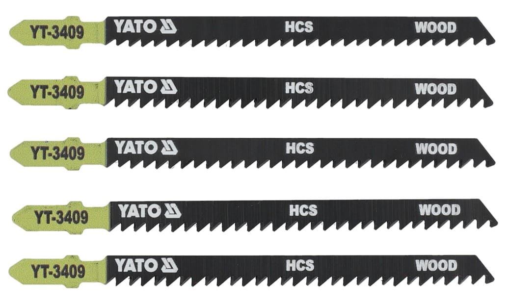 Полотна д/электролоб.дерево 8 TPI, 5шт YATO (YT-3409)