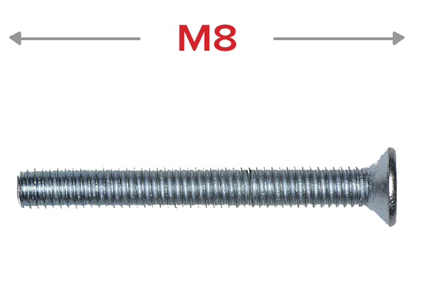 Винт потай М8