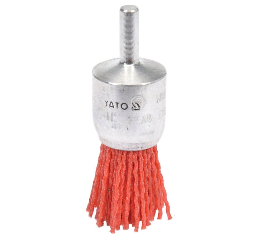 Щетка-крацовка "Чашка" со стержнем NYLON YATO: цена в Минске