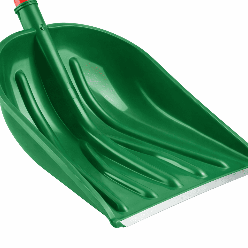 Лопата снеговая 400х390мм с алюминиевой планкой